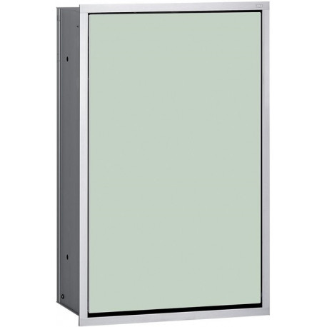 Module collecteur de déchets ASIS 300 encastré 495mm aluminium/blanc optique