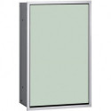 Module collecteur de déchets ASIS 300 encastré 495mm aluminium/blanc optique