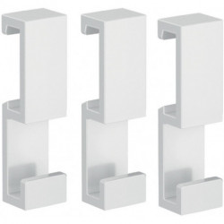 Crochet LOFT 3er Set. attachable blanc