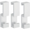 Crochet LOFT 3er Set. attachable blanc