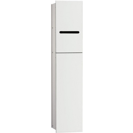 Module étagère WC 975427451 gauche emcoasis alu / optiwhite UP, 811mm, sans cadre