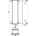 Cadre d'installation ASIS 150 pour UP-Modul avec 654mm Hauteur