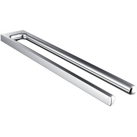 Porte-serviettes TREND 2 bras, rigide 430 mm chromé