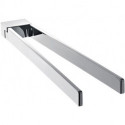 Porte-serviettes ART 2 bras, pivotant, 430 mm chromé