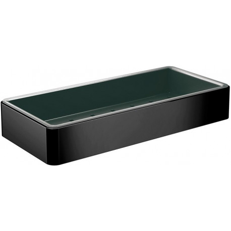 Panier à savon loft noir/noir 220 x 34 x 101mm EMCO