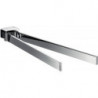 Porte-serviettes emco loft. pivotant à deux bras. 310mm. Noir