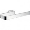 Porte-serviettes rigide. ouvert à droite. noir