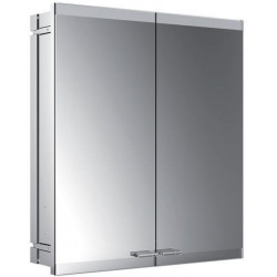 Armoire miroir illuminée LED evo encastrer 600 mm. 2-portes. IP 20 X