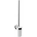 Ensemble de brosses rondes partie verre satiné. chrome