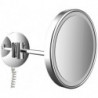 Miroir LED 1-bras. 3-fois rond. D: 200 mm.