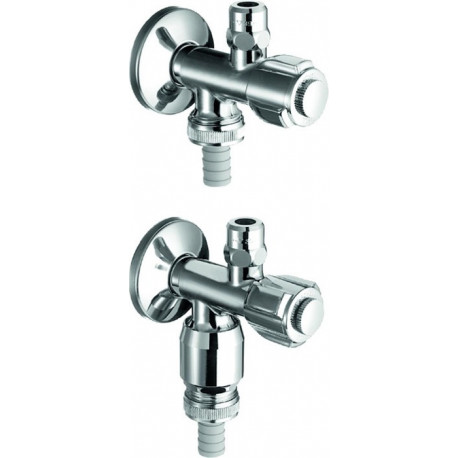 SCHELL Robinet d'équerre à double pointeau COMFORT,avec (RV)