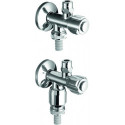SCHELL Robinet d'équerre à double pointeau COMFORT,avec (RV)