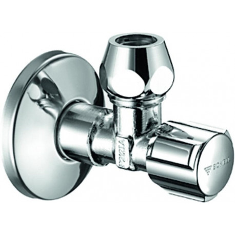 Robinet d'équerre COMFORT 1/2 pouce x 12 mm, avec ASAG chrome SCHELL