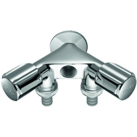 SCHELL Robinet de service double COMFORTavec (RV)