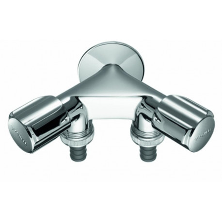 SCHELL Robinet de service double COMFORTavec (RV)