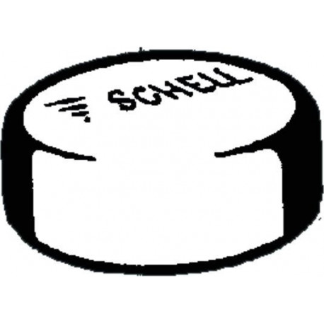 Bouton poussoir entièrement chromé SCHELL