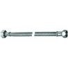 Tuyau flexible FLEX clean-fix collier 3/8 pouces x collier 1/2 pouces, chrome 300 mm SCHELL