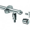 Robinet mural extérieure POLAR II antigel, raccord complet sans aérateur de tuyau, chrome mat SCHELL