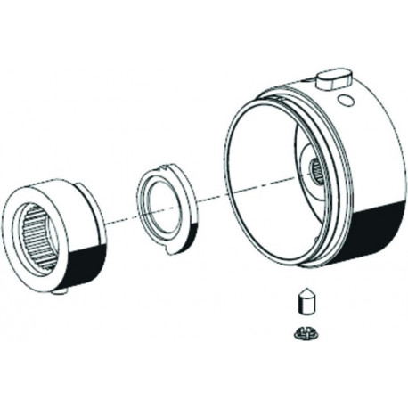 SCHELL Bouton de commande thermostat 