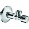 Vanne d'équerre de réglage COMFORT 1/2" x 1/2" chrome SCHELL