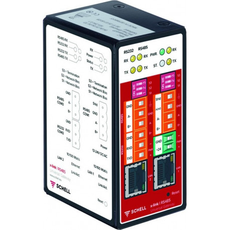 Passerelle BACnet IP / MSTP - X-Link 500 points de données SCHELL