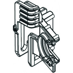 Support valve de remplissage MONTUS pour réservoir 12 cm SCHELL