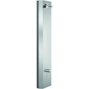 Colonne de douche LINUS Inox DP-C-T eau mitigée, thermostatique inox brossé SCHELL