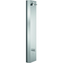 Colonne de douche LINUS Inox DP-C-T eau mitigée, thermostatique, SWS inox brossé SCHELL