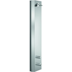 Colonne de douche LINUS Inox DP-SC-T eau mitigée, thermostatique, inox brossé manuellement SCHELL