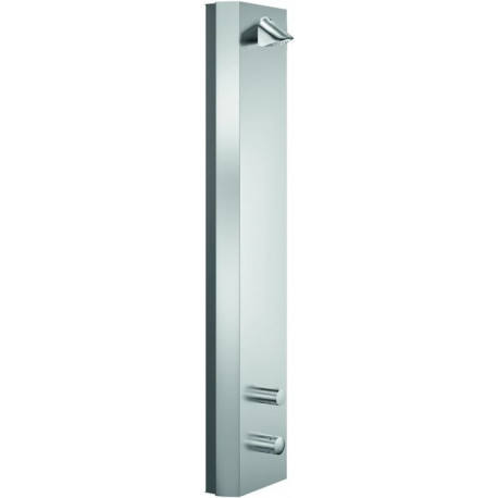 Colonne de douche LINUS Inox DP-SC-T eau mitigée, thermostatique, inox brossé manuellement SCHELL