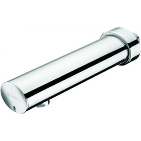 Raccord échangeur de chaleur électronique MODUS E type HD-K, fonctionnement sur batterie, bec mural chromé 230 mm SCHELL