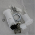 Kit de fixation pour barre en V neutre KLUDI