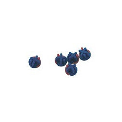 Bouchon de marquage rouge / bleu chrome KLUDI