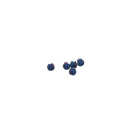 Bouchon de marquage rouge / bleu chrome KLUDI