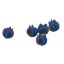 Bouchon de marquage rouge / bleu chrome KLUDI