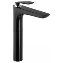 Balan ce mitigeur de lavabo vasque chromée/noir