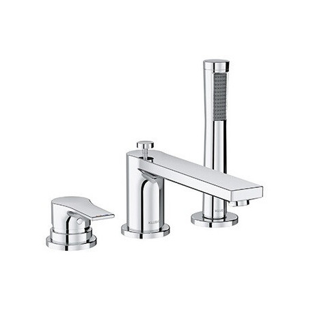 mitigeur bain-douche et douche 3 trou s, chroméé
