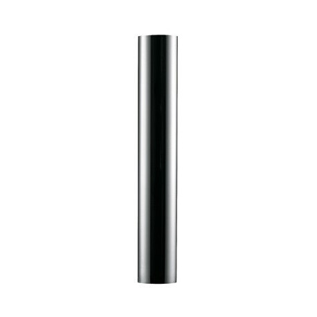 Tube de vidage droit 32x300 mm chromée
