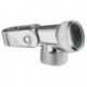 Support douchette 1/2 chrome