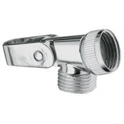 Support douchette 1/2 chrome
