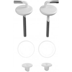 Paire de charnières Duravitblanc