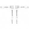 Fixation pour WC sur pied et urinoir Fizz DURAVIT