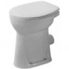 WC sur pied DURAPLUS SOUDAN, plat 360 x 465 mm, sortie verticale, blanc DURAVIT