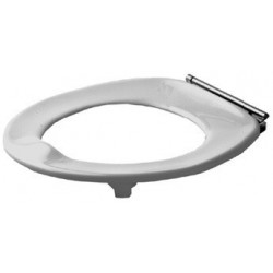 Anneau abattant WC ARCHITEC VITAL sans fermeture souple blanc