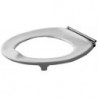 Anneau abattant WC ARCHITEC VITAL sans fermeture souple blanc