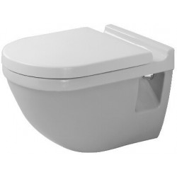 WC suspendu STARCK 3 plat 360x540mm blanc