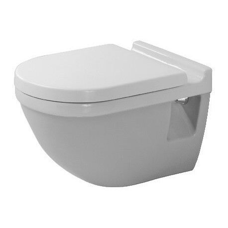 WC suspendu STARCK 3 plat 360x540mm blanc