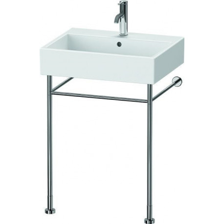 Support métallique VERO réglable en hauteur +50mm pour lavabo 045460 chromé 