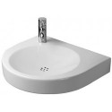 Lavabo Duravit ARCHITEC VITAL MED sans trop pleinavec plage de robinettrie 575x520mm 1 trou de robinetterie li we