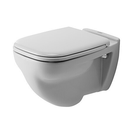 WC suspendu D-CODE plat 355x540mm blanc